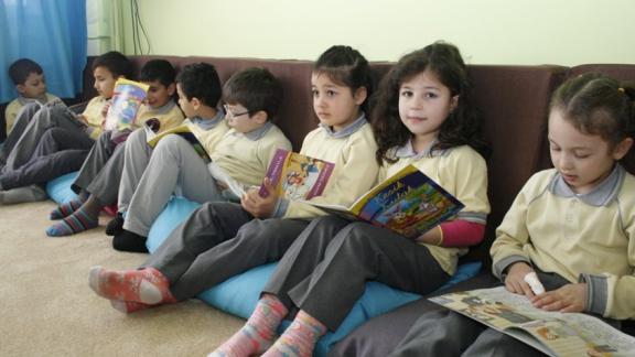 Milli Eğitim Vakfı İlkokulu Kitap Okuma Salonu Açılışı