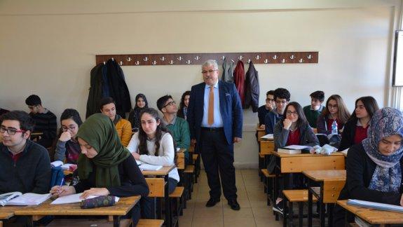 İl Milli Eğitim Müdürümüz Erdoğan Akdağ Fen Lisesini Ziyaret Etti