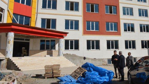 Milli İrade Proje Anadolu İmam Hatip Lisesi Ek Binası İnşaatı Tamamlanmak Üzere