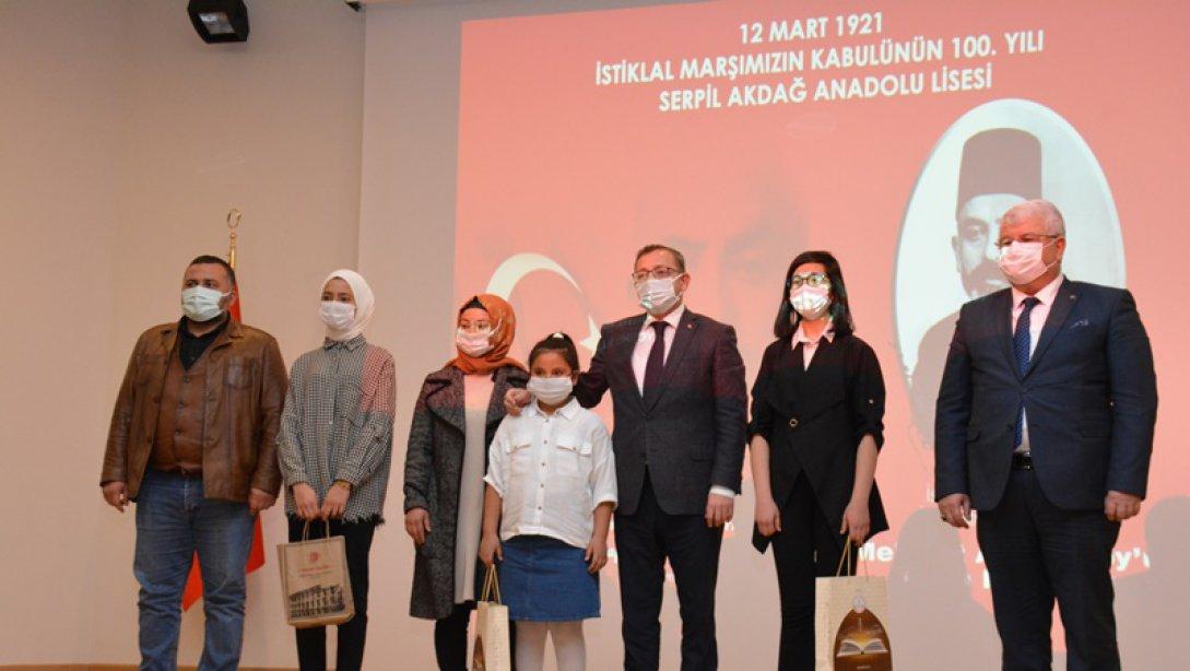 İstiklal Marşı'mızın Kabul Edilişinin 100.Yıl Dönümü Ve Mehmet Akif Ersoy'u Anma Haftası Münasebetiyle Program Düzenlendi