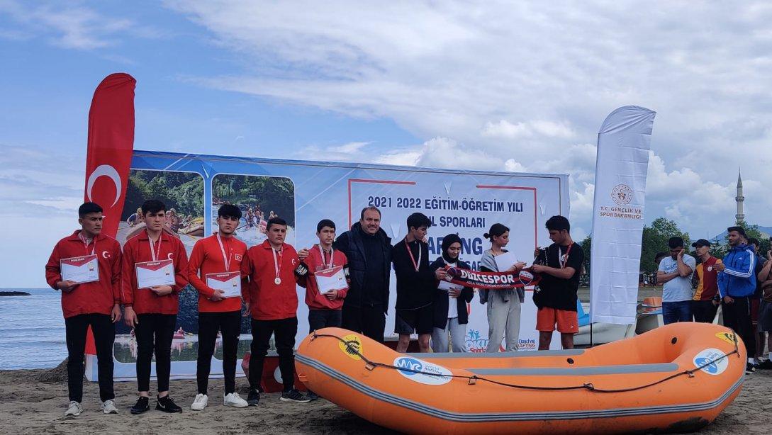 Yiğitler Şehri Yozgat'ın Öğrencileri Raftingde Bölge İkincisi Oldu