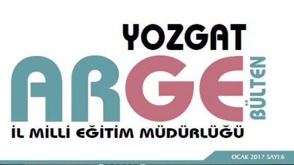Yozgat İl Milli Eğitim Müdürlüğü ARGE Bülteni 