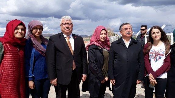 Milli Eğitim Bakanımız Sayın İsmet YILMAZ Yerköy İlçemizdeki Yüksek Hızlı Tren Ray Serim Törenine Katıldılar