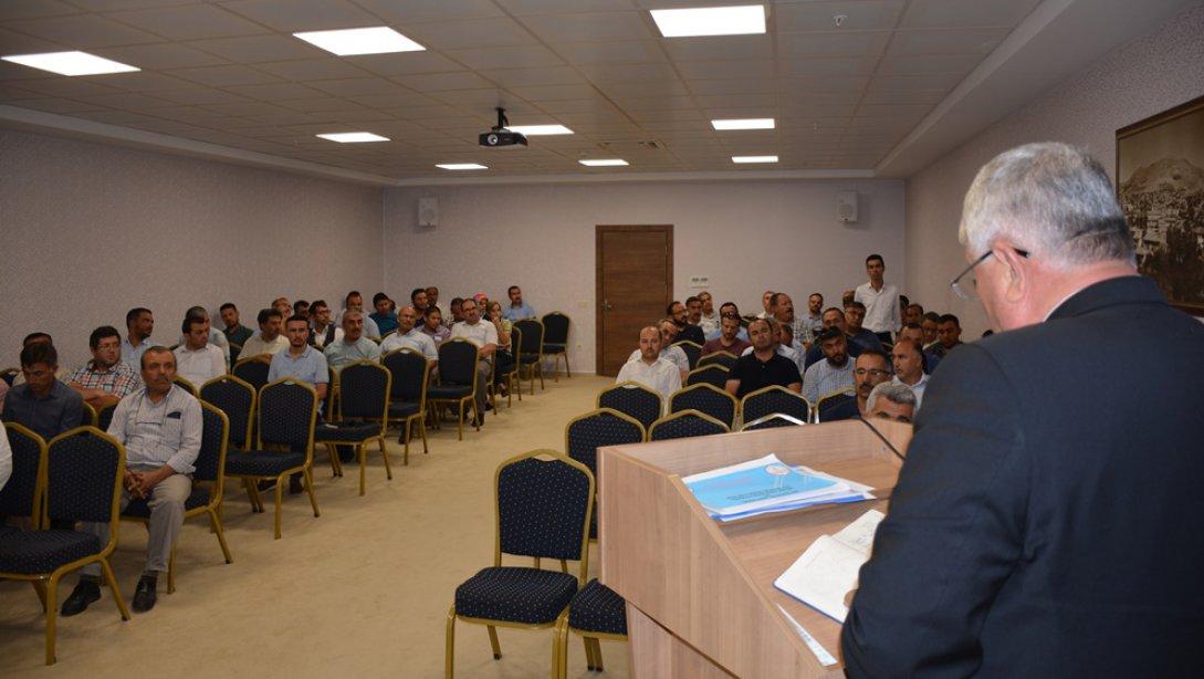 İl Geneli Anadolu İmam Hatip Lisesi/Ortaokulu Müdürleri İle Toplantı Yapıldı