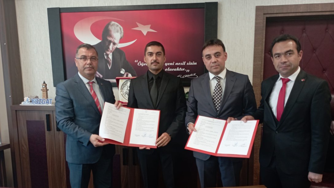 Yozgat İl Milli Eğitim Müdürlüğümüz, Kayseri İl Milli Eğitim Müdürlüğü ve ORAN Kalkınma Ajansı Arasında İşbirliği Protokolü İmzalandı