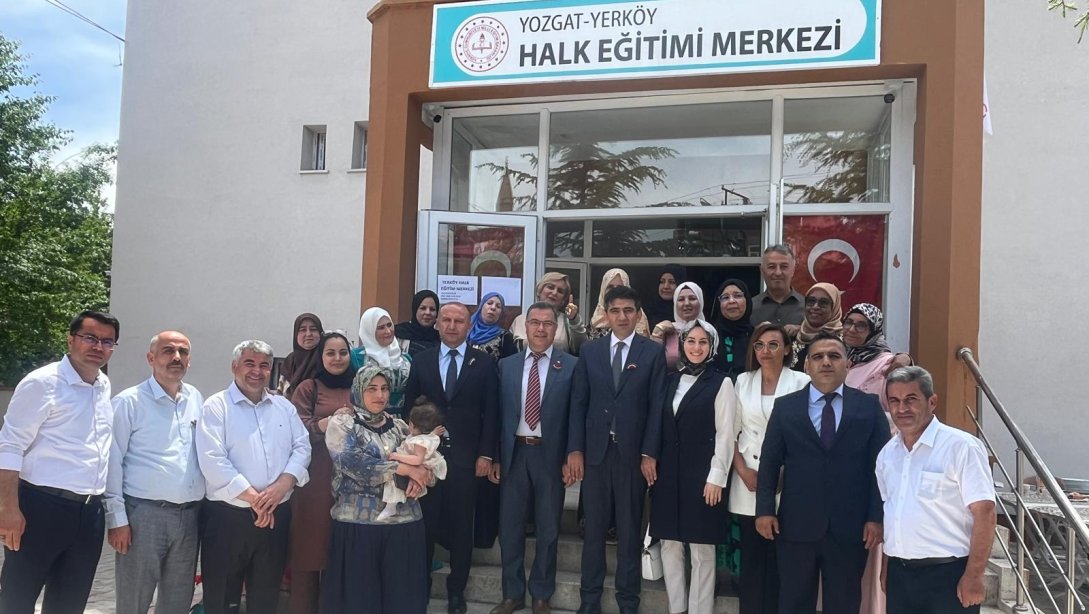 Yerköy Halk Eğitim Merkezi Yıl Sonu Sergisinin Açılışı Gerçekleştirildi