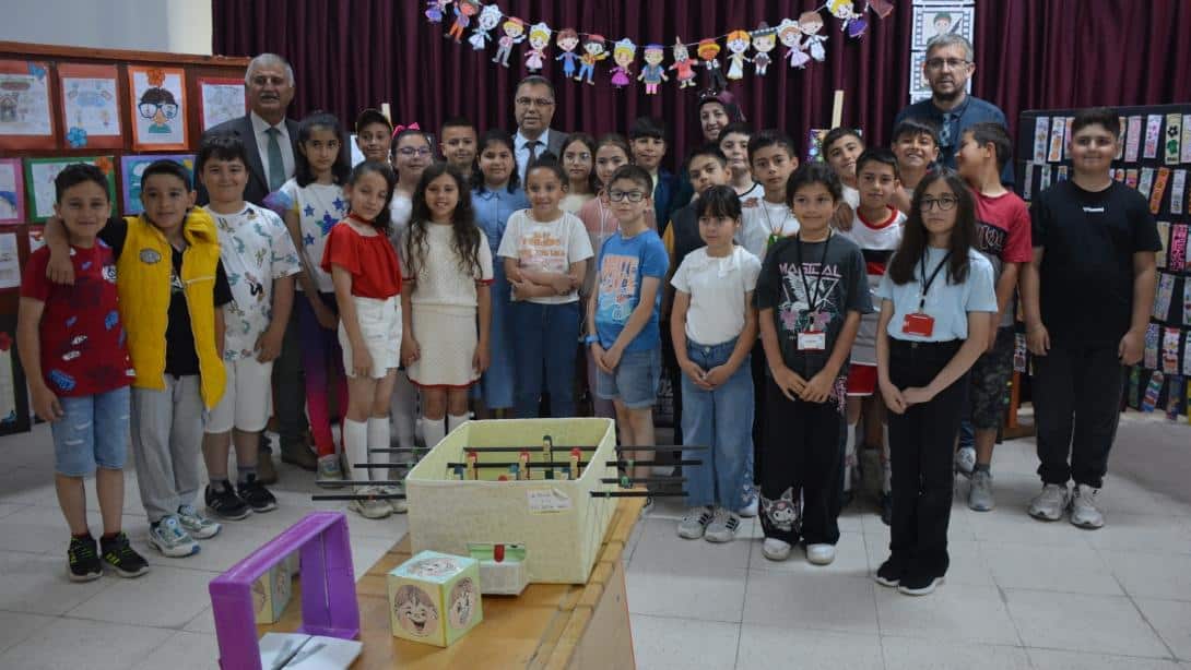 Millî Eğitim Vakfı İlkokulu Sene Sonu Sergisine Müdürümüzden Ziyaret