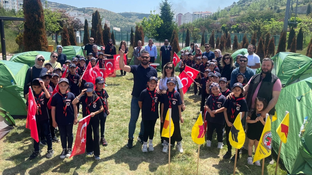 Yavrukurt İzcilerinden Yemin Töreni ve Yaz Kampı