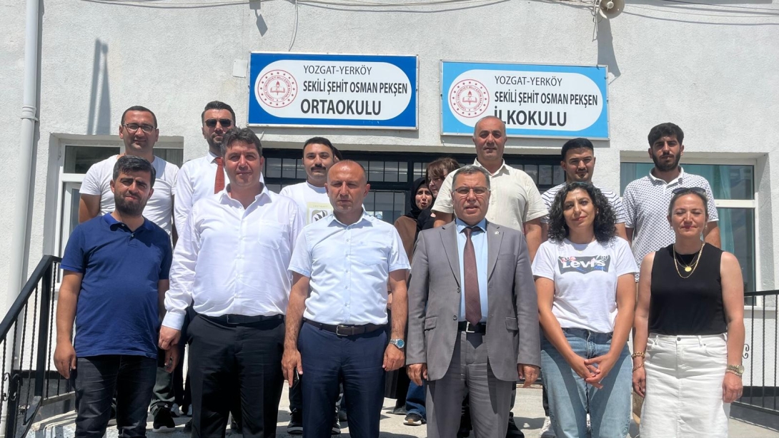 İl Millî Eğitim Müdürümüz Okul Ziyaretlerine Devam Ediyor